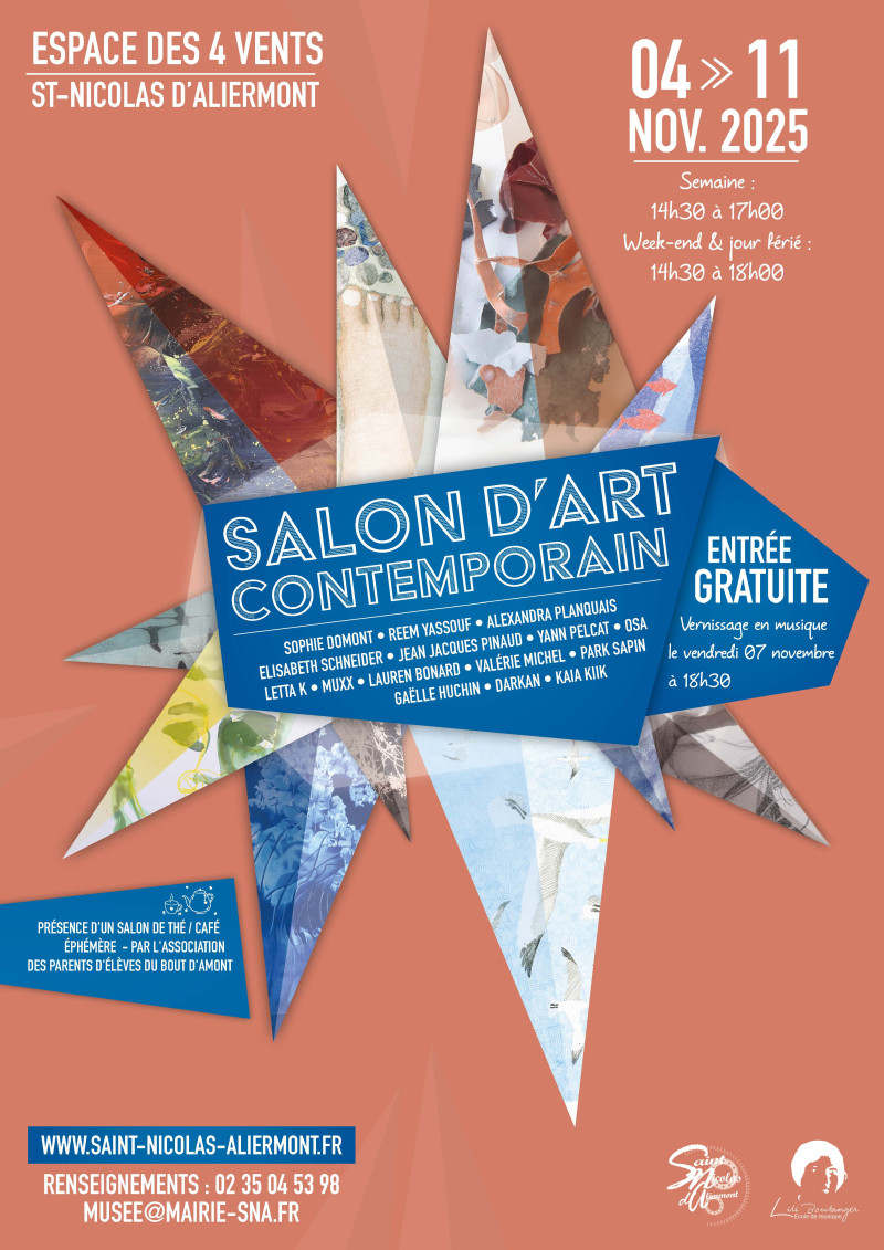 Le Salon d’art contemporain revient à Saint-Nicolas-d’Aliermont ! ?