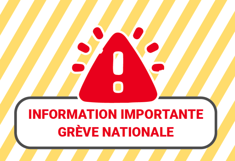Grève : service périscolaire