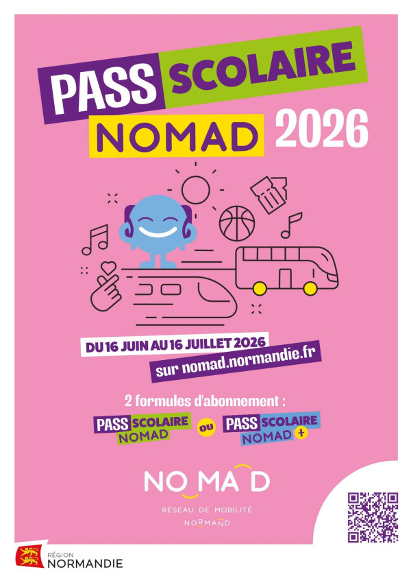 Inscriptions aux transports scolaires NOMAD – rentrée 2026