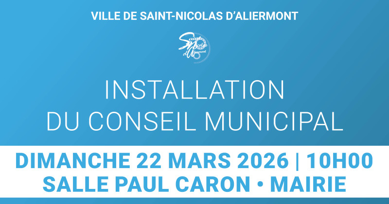 Installation du Conseil municipal